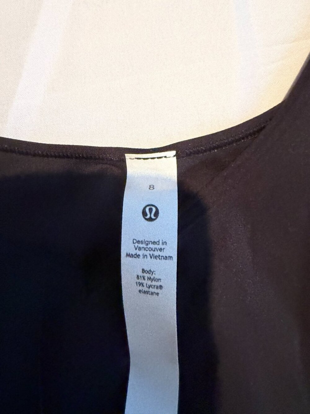 Lululemon Align™ Long Sleeve Crop Top Black Size 8 NWT Nulu Yoga - Picture 2 of 3